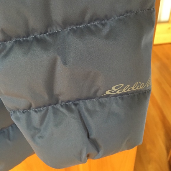 Eddie Bauer New CirrusLite 2.0 Down Parka Puffer XS Dusty Denim Blue - Picture 10 of 13